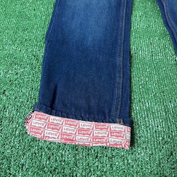 Levi’s 502 Vertical Stretch Regular Taper Midrise Rare Blue Jeans Size 27x27 NEW - Picture 5 of 15